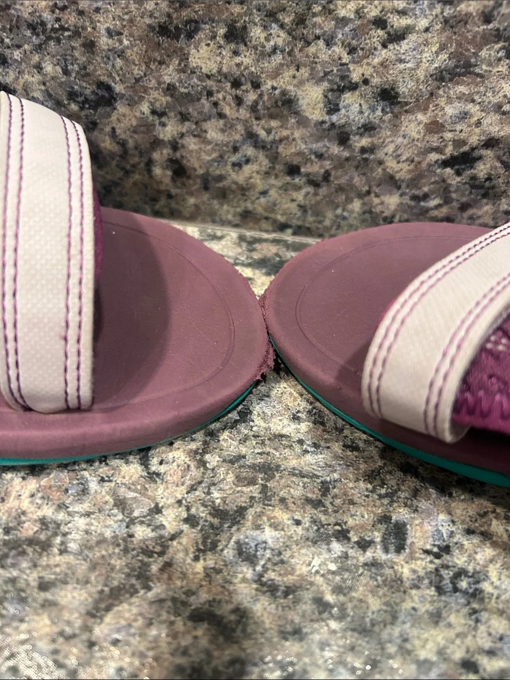 Teva Kids Purple and Teal Adjustable Strap Sandals